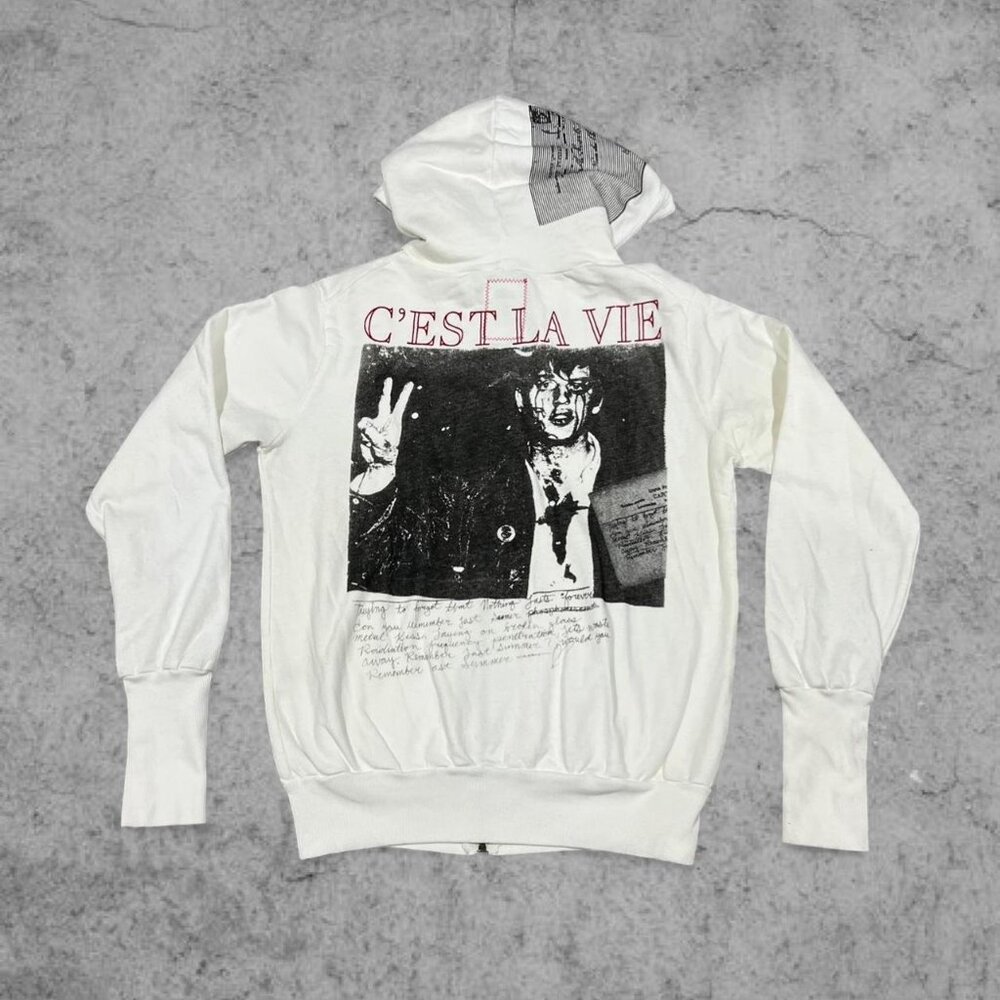 C'est La Vie Grapic Full Zip Hoodie, Size M